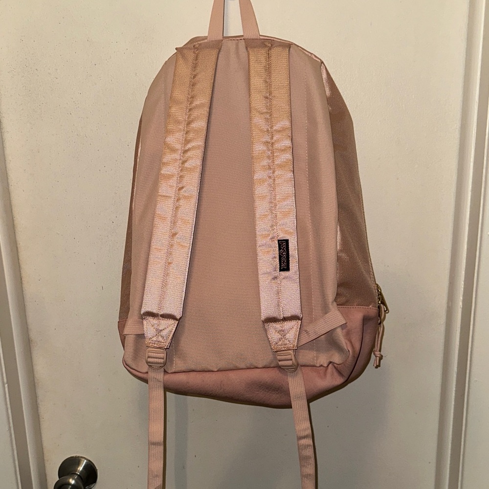 Jansport Metallic Rose Backpack never used - Picture 7 of 8